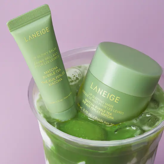 LANEIGE Lip Sleeping Mask EX 20g– Bubble Tea Collection (Taro & Matcha) Limited Edition - Cosmetics - View 3